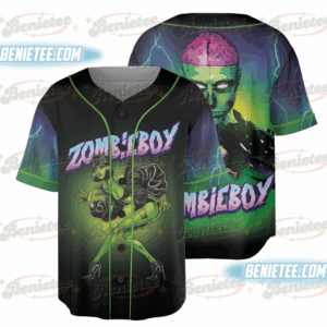Zombie Boy Unisex Barnard Jersey, Lady Gaga Monsters Never Die Tee Baseball Jersey