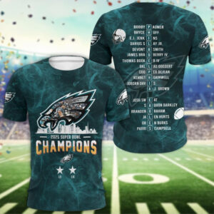 Philadelphia Eagles Super Bowl Champions Shirt 2025