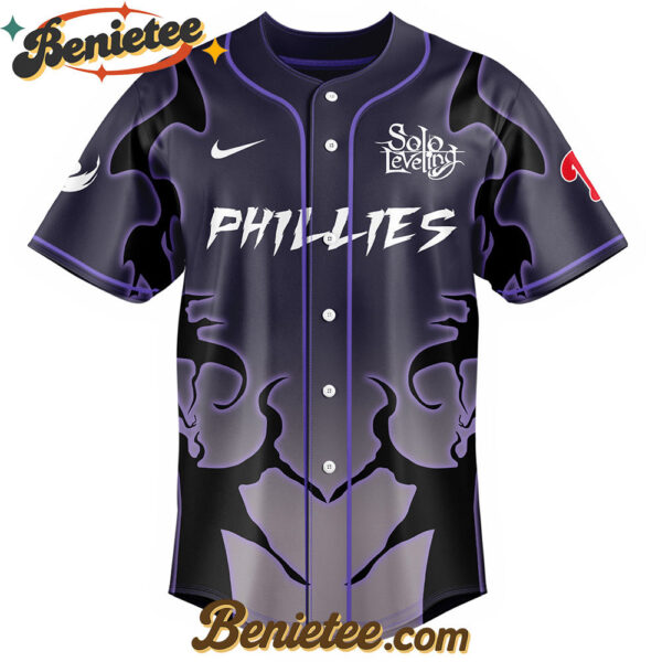 Philadelphia Phillies x Solo Leveling Exclusive Baseball Jersey