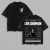 Retro Heavy Limited Attack Levi Ackerman - On Titan - AOT Anime Double Printed Vintage Washed Tee Unisex Anime Manga Cotton T-shirt, Gift For Anime Fan, Anime Lover, Manga Lover