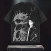 Retro Vintage Limited Eren Yeager Ver.4 Washed Tee, Attack On Titan Shirt, Heavyweight Cotton Tee, Attack on Titan Merch, Anime Lover Gift, Anime Streetwear, Manga Fans Clothing, Crewneck Style, Anime Gift
