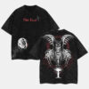 The End Eren Yeager T-Shirt Attack on Titan Anime Graphic Tee Final Season Oversized Acid Washed Cotton Shirt Anime Streetwear Casual Menswear Anime Merch Gift for Anime Fans AOT Lover