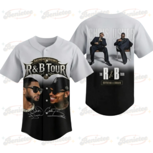 Men's Chris Brown Usher 2026 Baseball Jersey Personalized Black S-5XL