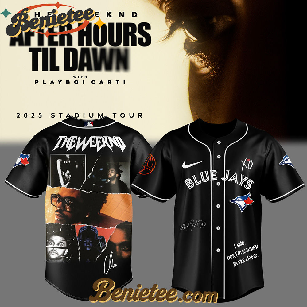 Toronto Blue Jays x The Weeknd After Hours Till Dawn Tour Baseball Jersey 2025 v3 Toronto Blue Jays x The Weeknd After Hours Till Dawn Tour Baseball Jersey 2025 v3