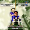 Custom Buffalo Football Christmas Ornament Josh Allen Stefon Diggs Step Brothers Bills Funny Shape Ornament
