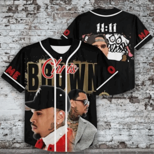 Personalized Chris Brown Tour 2025 Baseball Jersey