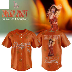 Lad X Taylor Swift The Life Of A Showgirl Baseball Jersey