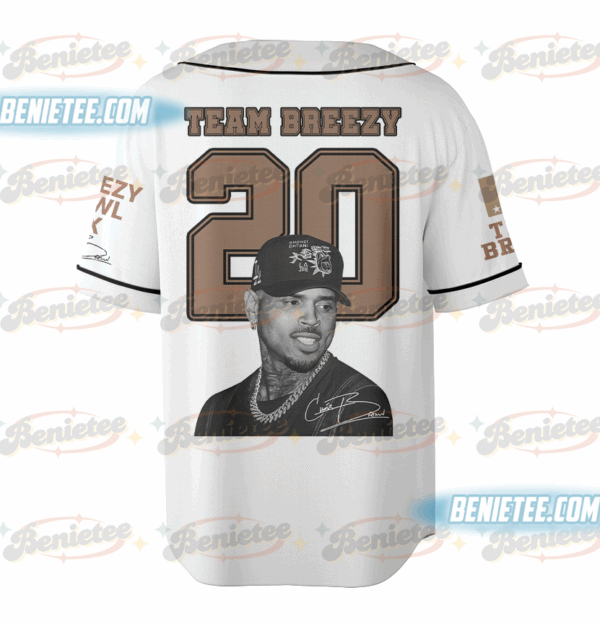 chris brown baseball jersey