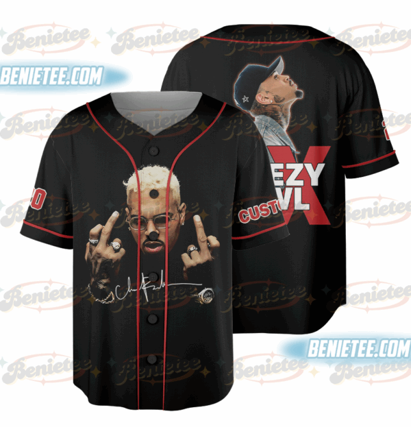 chris brown baseball jersey