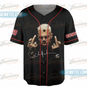 chris brown baseball jersey