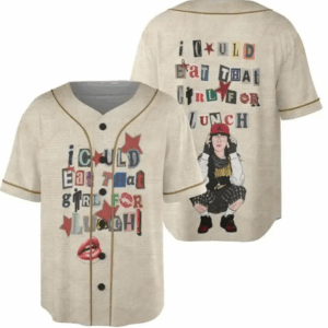 Billie Basebal Jersey, concert outfit, Baseball Jerseys, billie Baseball Jerseys, tour 2025 baseball jersey