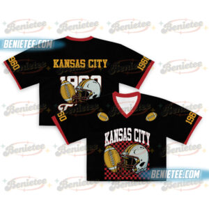 90s Style Kansas City Croptop Mesh Football, Kansas City Game Day Croptop Mesh Football (1)