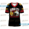 90s Style Kansas City Football Jersey, Kansas City Game Day Football Jersey (1)