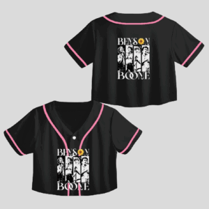 Benson Boone Crop Top Baseball Jerseys, Tour Album 2025 Concert Custom Color
