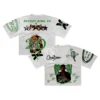 Custom Number Chris Brown World Tour Croptop Mesh Football, Concert 2025 Breezy Bowl XX Croptop Mesh Football