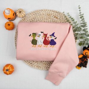 Funny Halloween Goose Embroidered Shirt, Spooky Goose Embroidered Halloween Shirt