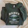 Embroidered Banff Canada Sweatshirt, Lake Louise Sweatshirt, Banff Shirt