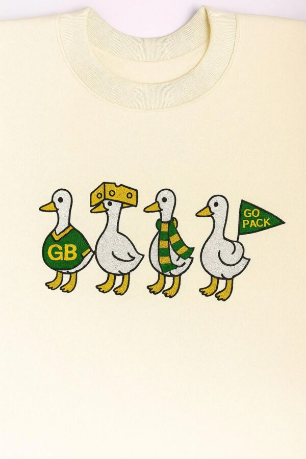 Embroidered Vintage Green Bay Football Silly Goose Sweatshirt, Packers sweatshirt, Game Day Sweatshirt