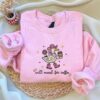 Embroidered Silly Goose RBT Sweatshirt, Floral Will Mand for Coffee for ABA Therapy
