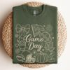 Embroidered Football Game day Shirt, Tis The Season Shirt, Embroidered Fall Shirt