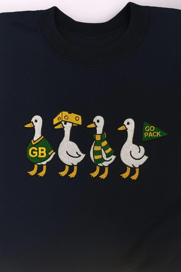 Embroidered Vintage Green Bay Football Silly Goose Sweatshirt, Packers sweatshirt, Game Day Sweatshirt