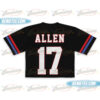 Josh Allen Crotop Mesh Football, Game Day Vintage Bootleg Crotop Mesh Football