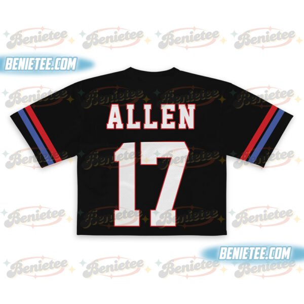 Josh Allen Crotop Mesh Football, Game Day Vintage Bootleg Crotop Mesh Football