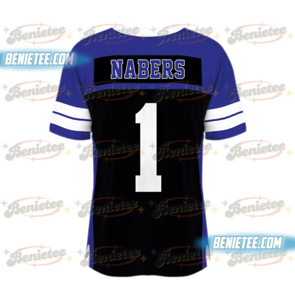 Malik Nabers Night Night Football Shirt, New York Football Throwback Football Shirt