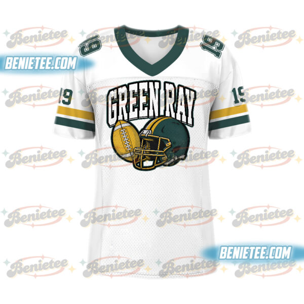 Green Bay Football Jersey, Retro Green Bay Game Day Football Jersey