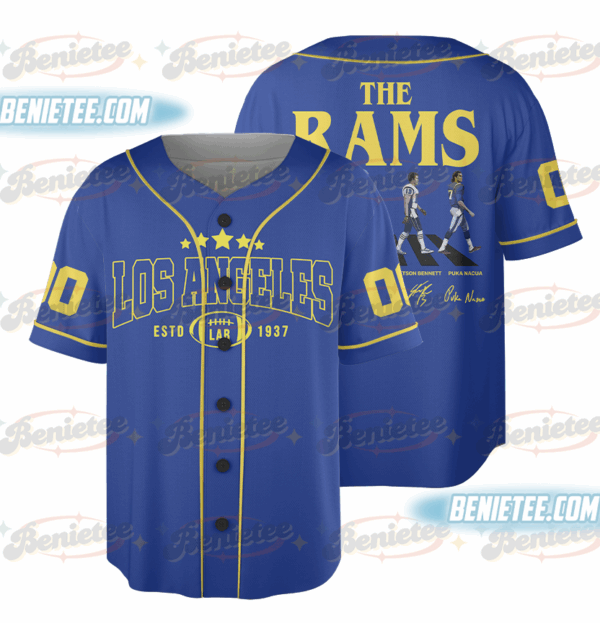 Los Angeles Baseball Jersey, Football Game Day Baseball Jersey