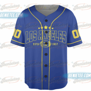 Los Angeles Baseball Jersey, Football Game Day Baseball Jersey