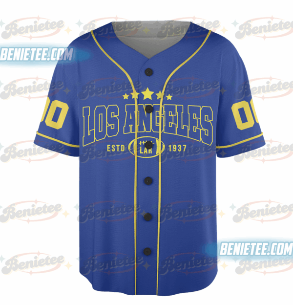 Los Angeles Baseball Jersey, Football Game Day Baseball Jersey