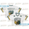 Green Bay Croptop Mesh Football, Retro Green Bay Game Day Croptop Mesh Football