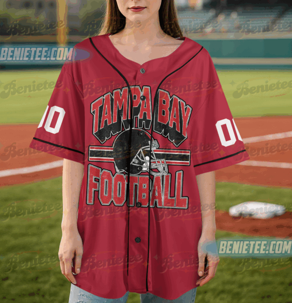 Tampa Bay Buccaneers Baseball Jersey, Game Day Baseball Jersey