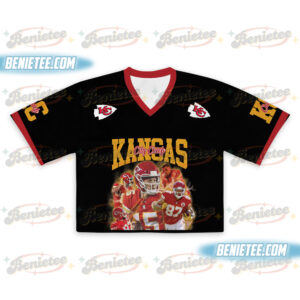 Chiefs Football Kansas City Gameday Apparel Croptop Mesh Football