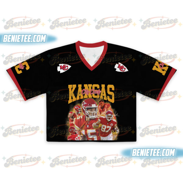 Chiefs Football Kansas City Gameday Apparel Croptop Mesh Football