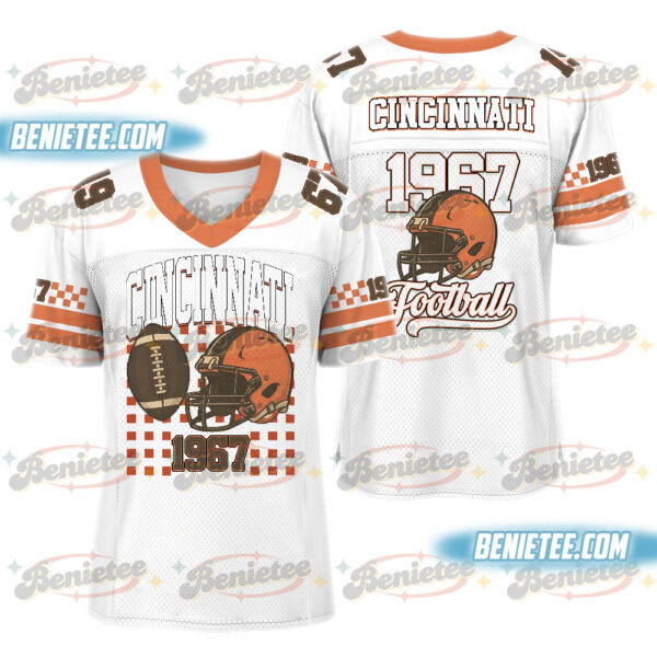 Cincinnati Football Jersey, 90s Cincinnati Game Day Football Jersey