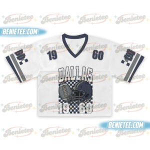 Dallas Croptop Mesh Football, Dallas Game Day Croptop Mesh Football