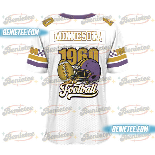 Minnesota Football Jersey, Retro Sports Game Day Football Jersey