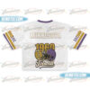 Minnesota Croptop Mesh Football, Retro Sports Game Day Croptop Mesh Football