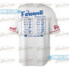 The Farewell Stadium Tour 2025 Season Baseball Jersey