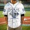 Dallas Cowboys Baseball Jersey, Vintage Retro Cowboys Baseball Jersey
