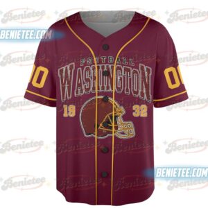 Washington Commanders Baseball Jersey, Game Day Baseball Jersey
