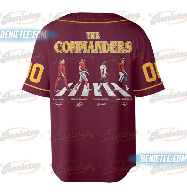 Washington Commanders Baseball Jersey, Game Day Baseball Jersey