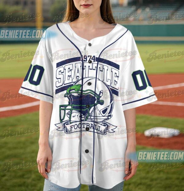 Seattle Seahawks Baseball Jersey, Game Day Baseball Jersey
