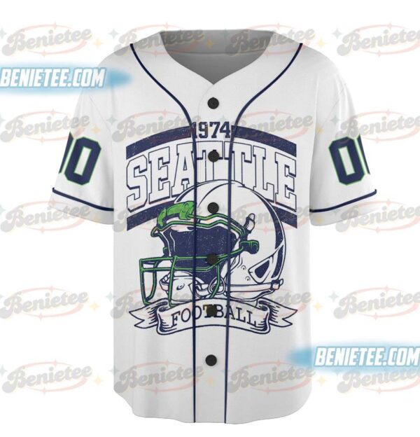 Seattle Seahawks Baseball Jersey, Game Day Baseball Jersey