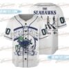 Seattle Seahawks Baseball Jersey, Game Day Baseball Jersey