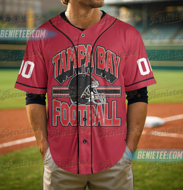 Tampa Bay Buccaneers Baseball Jersey, Game Day Baseball Jersey