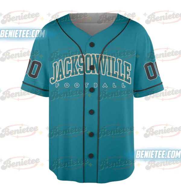 Jacksonville Jaguars Team Baseball Jersey, Game Day Baseball Jersey