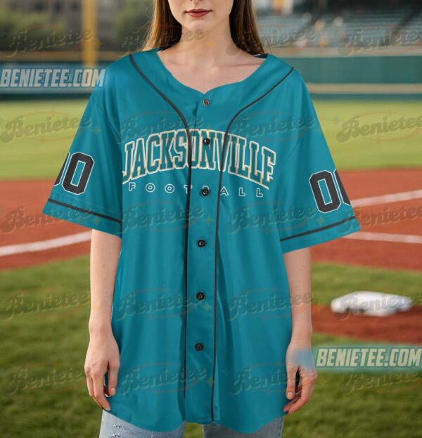 Jacksonville Jaguars Team Baseball Jersey, Game Day Baseball Jersey